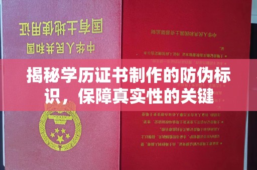 团风揭秘学历证书制作的防伪标识，保障真实性的关键