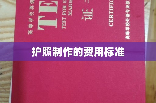 千山护照制作的费用标准